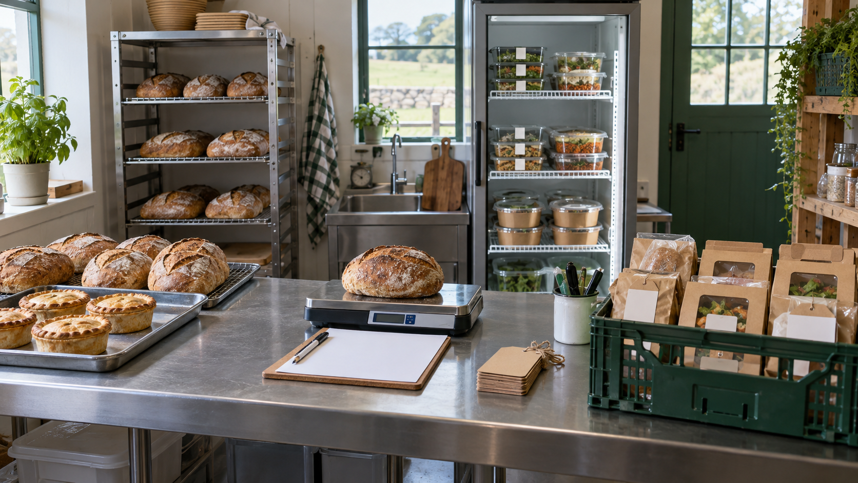 Check and prepare for bakery, ready-to-eat and prepared food